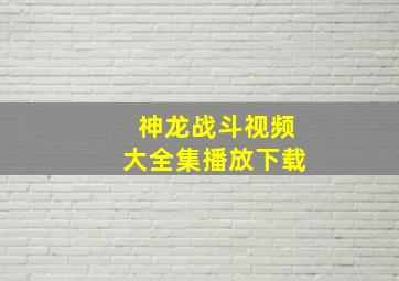 神龙战斗视频大全集播放下载