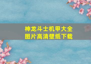 神龙斗士机甲大全图片高清壁纸下载