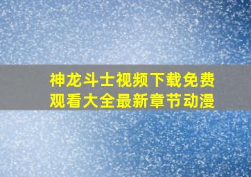 神龙斗士视频下载免费观看大全最新章节动漫