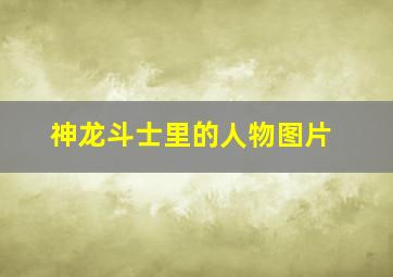 神龙斗士里的人物图片