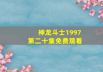 神龙斗士1997第二十集免费观看