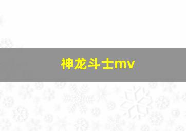 神龙斗士mv