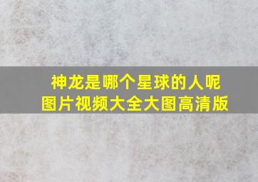 神龙是哪个星球的人呢图片视频大全大图高清版