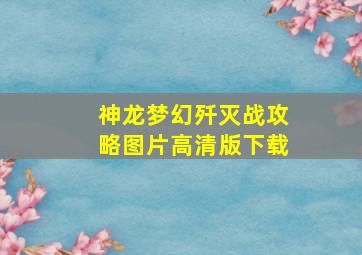 神龙梦幻歼灭战攻略图片高清版下载