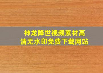 神龙降世视频素材高清无水印免费下载网站