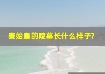 秦始皇的陵墓长什么样子?