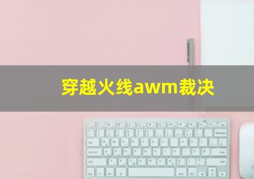 穿越火线awm裁决