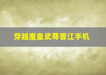 穿越魔皇武尊晋江手机