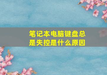 笔记本电脑键盘总是失控是什么原因