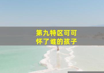 第九特区可可怀了谁的孩子