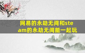 网易的永劫无间和steam的永劫无间能一起玩