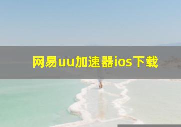 网易uu加速器ios下载