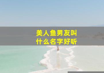 美人鱼男友叫什么名字好听