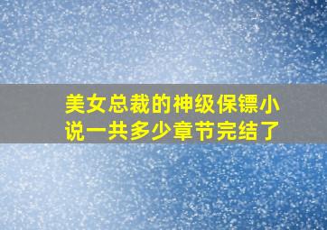 美女总裁的神级保镖小说一共多少章节完结了