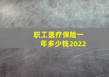 职工医疗保险一年多少钱2022