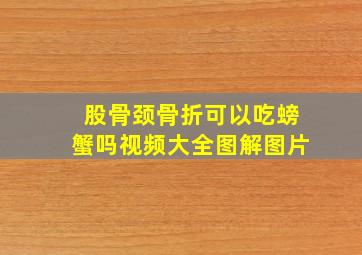 股骨颈骨折可以吃螃蟹吗视频大全图解图片