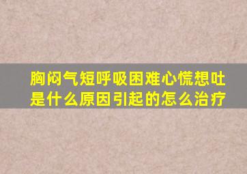 胸闷气短呼吸困难心慌想吐是什么原因引起的怎么治疗