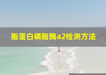 脂蛋白磷脂酶a2检测方法