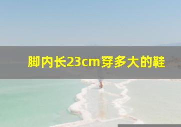 脚内长23cm穿多大的鞋