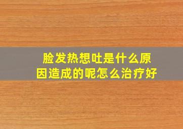 脸发热想吐是什么原因造成的呢怎么治疗好