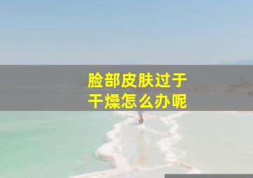 脸部皮肤过于干燥怎么办呢