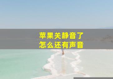 苹果关静音了怎么还有声音