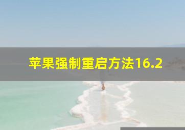 苹果强制重启方法16.2