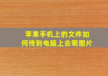 苹果手机上的文件如何传到电脑上去呢图片