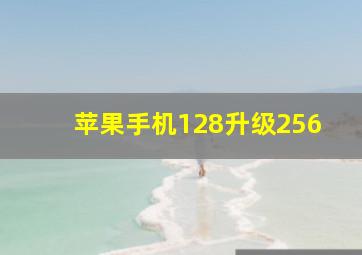 苹果手机128升级256