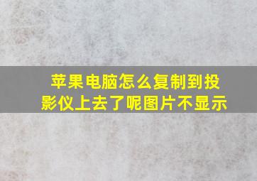 苹果电脑怎么复制到投影仪上去了呢图片不显示