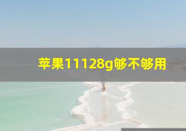 苹果11128g够不够用