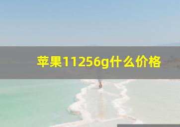 苹果11256g什么价格