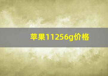 苹果11256g价格