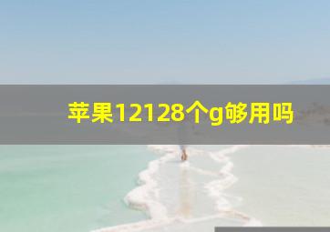 苹果12128个g够用吗