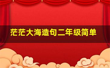 茫茫大海造句二年级简单