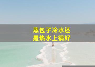 蒸包子冷水还是热水上锅好