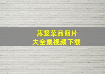 蒸笼菜品图片大全集视频下载