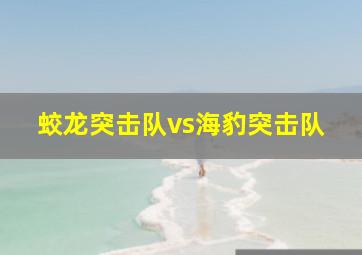 蛟龙突击队vs海豹突击队