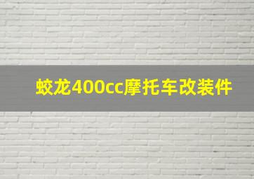 蛟龙400cc摩托车改装件