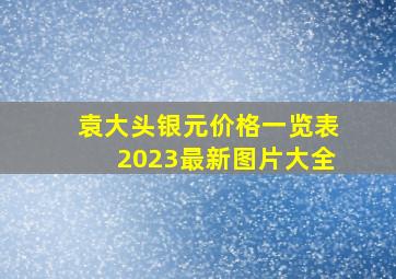 袁大头银元价格一览表2023最新图片大全