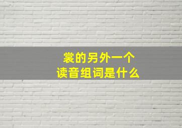 裳的另外一个读音组词是什么