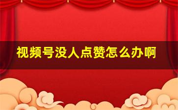 视频号没人点赞怎么办啊