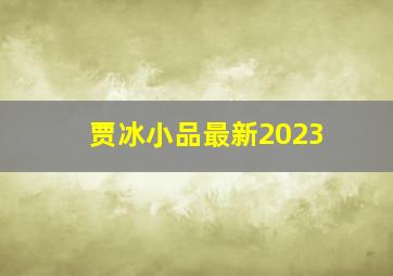 贾冰小品最新2023