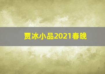 贾冰小品2021春晚