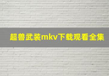 超兽武装mkv下载观看全集