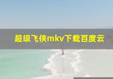 超级飞侠mkv下载百度云