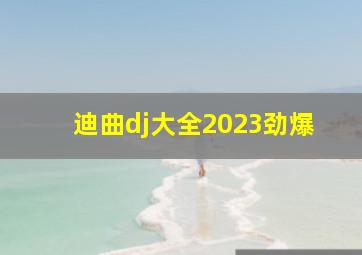 迪曲dj大全2023劲爆