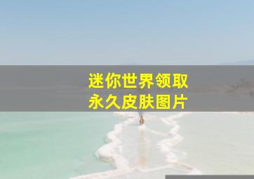 迷你世界领取永久皮肤图片