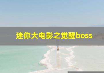 迷你大电影之觉醒boss