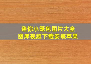 迷你小笼包图片大全图库视频下载安装苹果